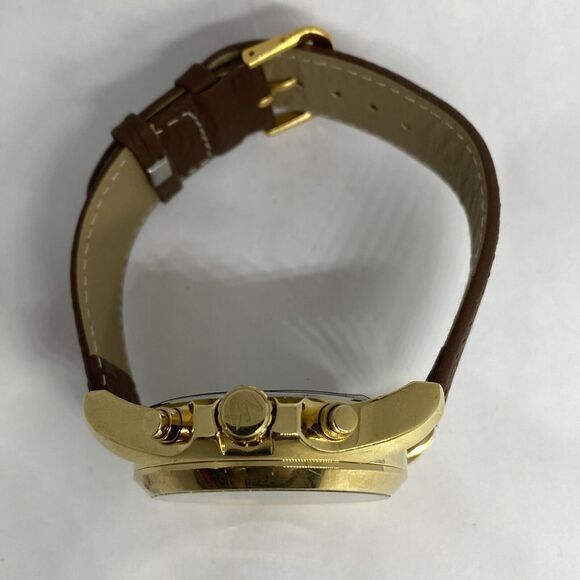 Michael Kors MK5739 Womens Brown Leather Analog Dial Quartz Genuine Watch HK1110 - Picture 8 of 12